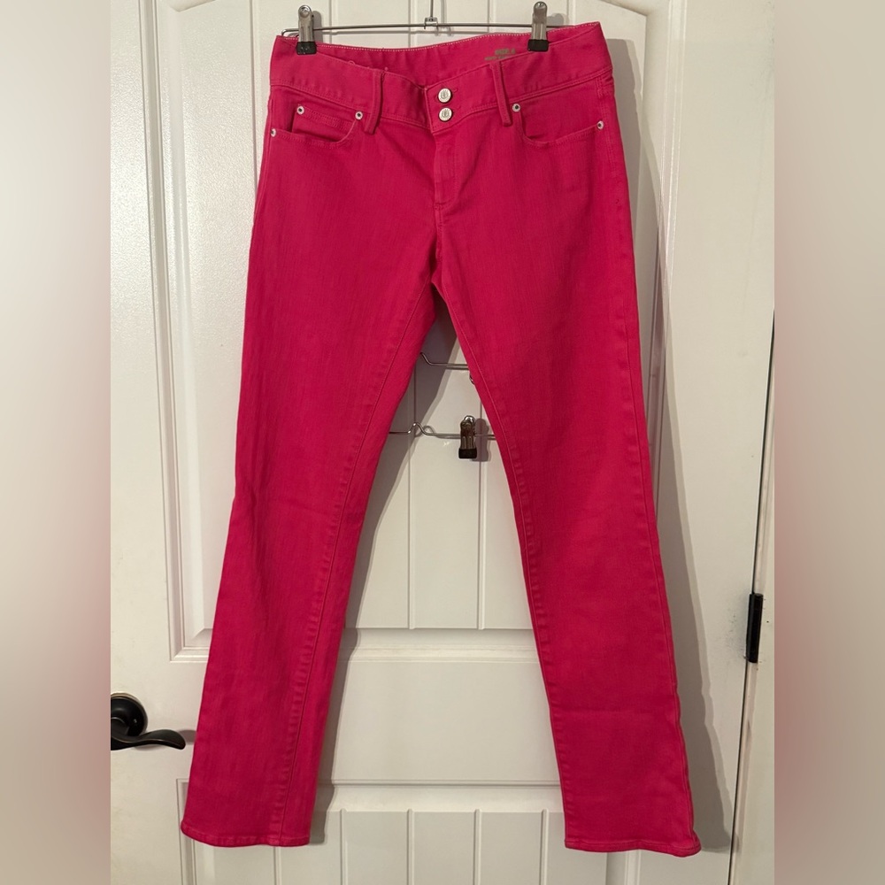 Lilly Pulitzer Azalea Pink Worth Straight Jeans